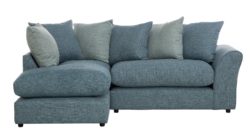 HOME - Maisie Regular Left Hand Corner Sofa - Blue